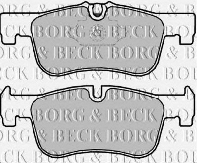 BORG & BECK bbp2346 -  Комплект тормозных колодок, дисковый тормоз